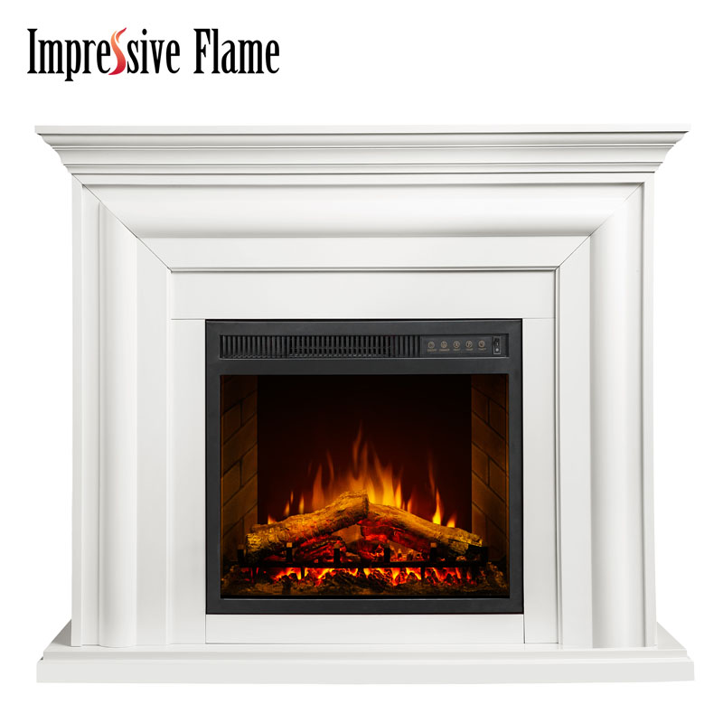 Foyers électriques à flamme impressionnante avec manteau WF714EF - Image 2