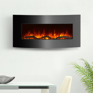 built-in electric fireplace