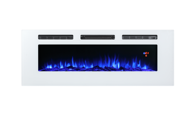 Impressive Flame Classic Built-in & Wall Mounted Electric Fireplace 50” EFG-1350 White - Bild 3