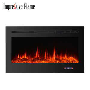 Impressive Flame Best Wall Mounted Electric Fireplace EFG-1340TCL