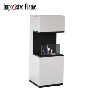 ventless freestanding bio-ethanol fireplace AFD190