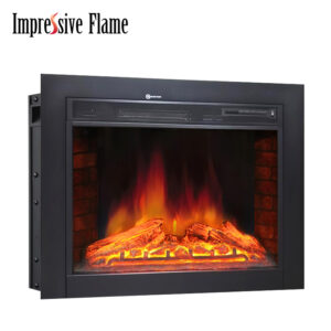 Impressive Flame Electric Fireplace Heater Insert EFG-34