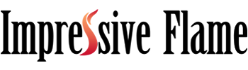 impressive flame logo