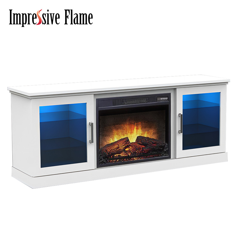 TV Stand with Fireplace LED Light WFA23-TV9