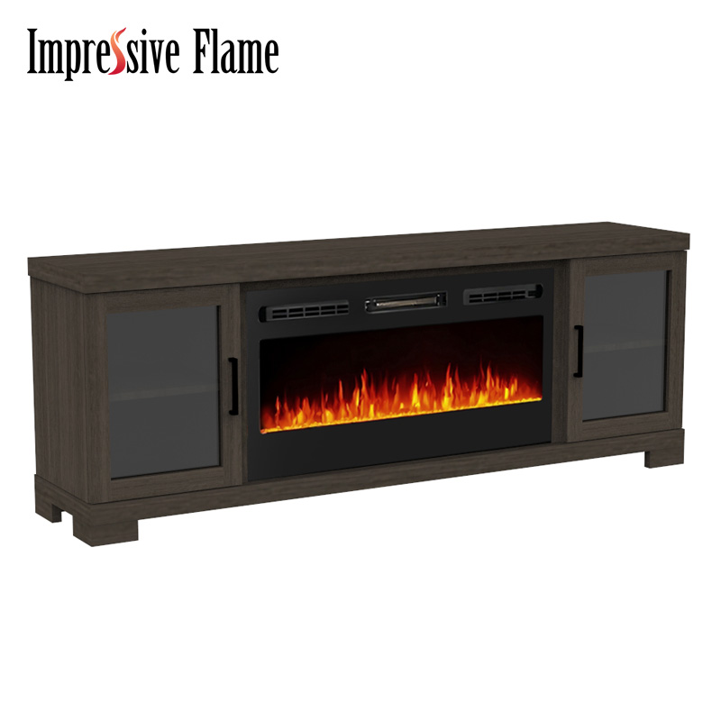 36" Fireplace Insert Cabinet TV Stand WFG36-TV9