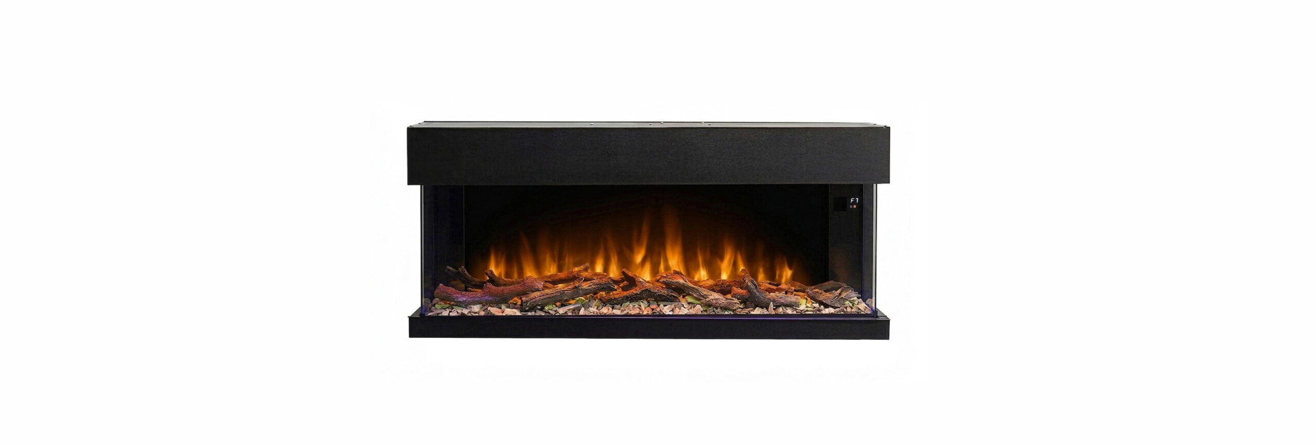 Impressive Flame New Three-sided Electric Fireplace EFG50DT Multi-Color Flames
