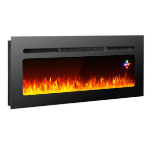 Impressive Flame Classic Built-in & Wall Mounted Electric Fireplace 36” EFG-1336 Black