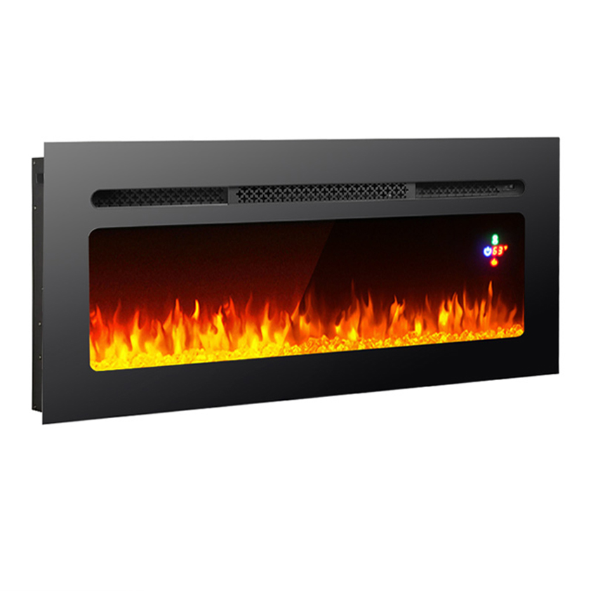 Impressive Flame Classic Built-in & Wall Mounted Electric Fireplace 36” EFG-1336 Black