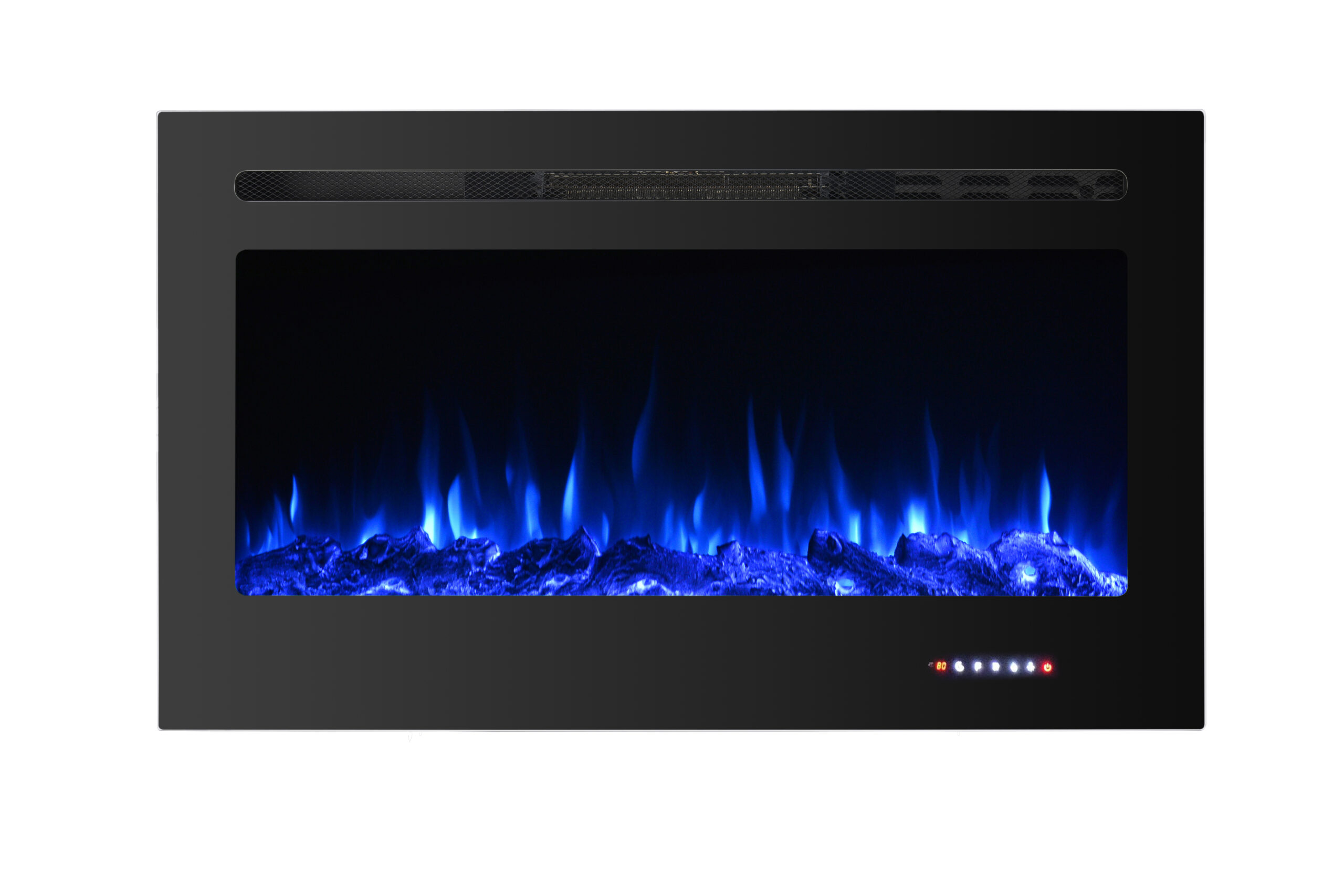 Impressive Flame Touch-sensitive Control Built-in & Wall Electric Fireplace 40” EFG-1340TCL Black - Image 4
