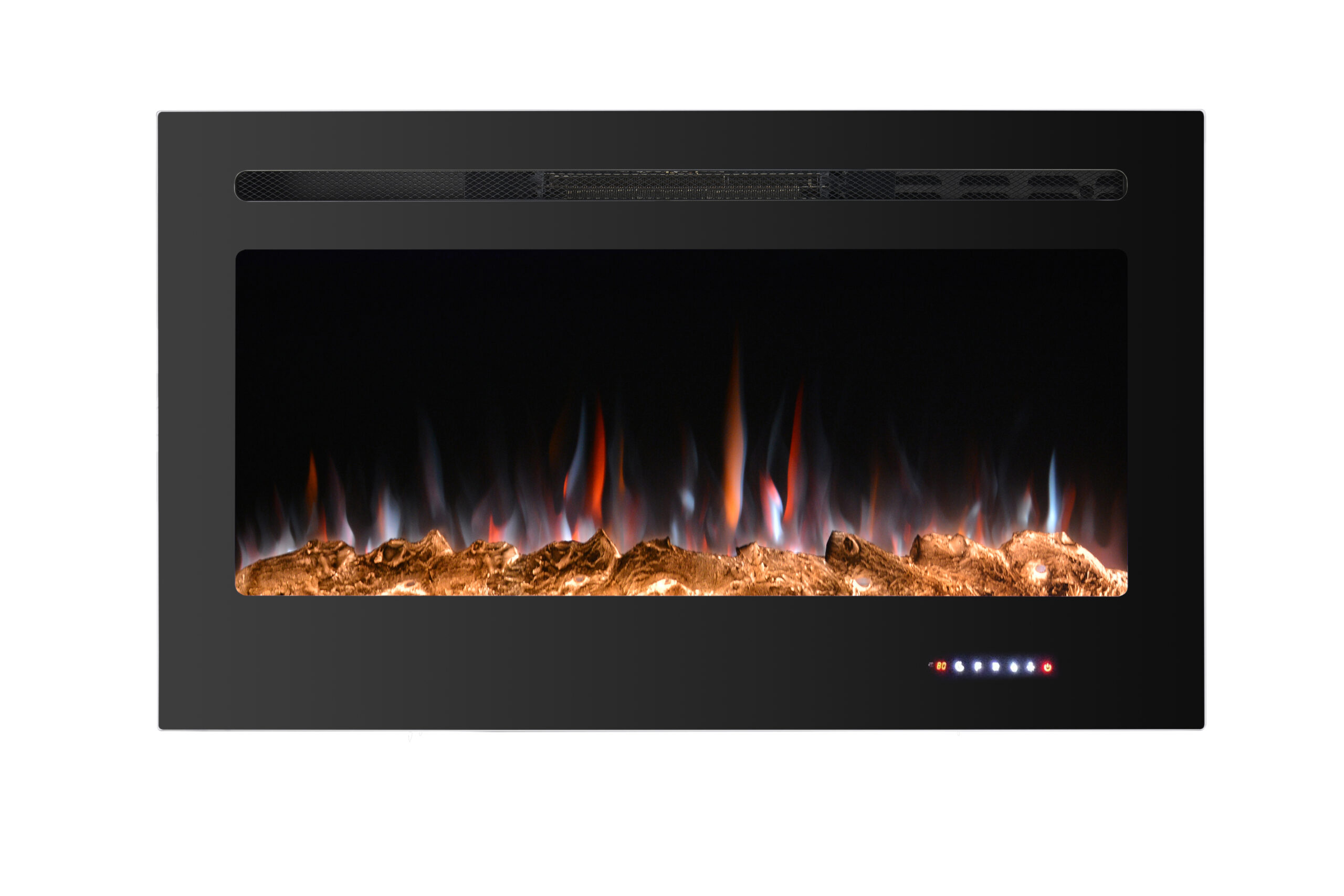 Impressive Flame Touch-sensitive Control Built-in & Wall Electric Fireplace 40” EFG-1340TCL Black - Image 6