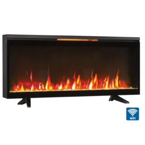 Impressive Flame 42" 3-in-1 Freestanding, Wall Mounted & Built-in Infrared Electric Fireplace EFG-42INF