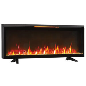 চিত্তাকর্ষক শিখা 50" 3-in-1 Freestanding, Wall Mounted & Built-in Infrared Electric Fireplace EFG-50INF