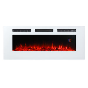 Impressive Flame Classic Built-in & Wall Mounted Electric Fireplace 40” EFG-1340 White