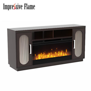 Impressive Flame Elegant and Luxury Design Entertainment Centers & TV Stands With Fireplace WF2513