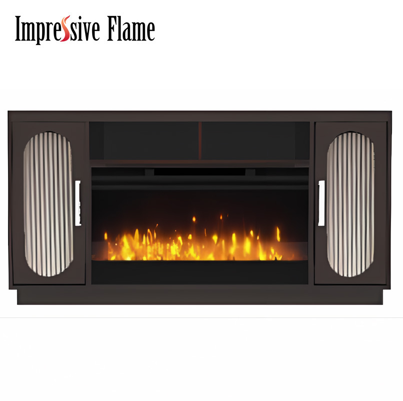 Impressive Flame Elegant and Luxury Design Entertainment Centers & TV Stands With Fireplace WF2513 - Image 2