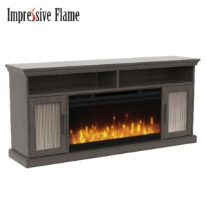 Impressive Flame Elegant and Luxury design Design Entertainment Centers & TV Stands With Fireplace WF2514