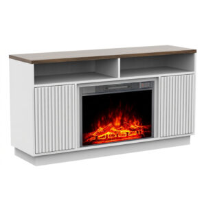Impressive Flame Neat and Delicate Design Entertainment Centers & TV Stands With Fireplace WF2516