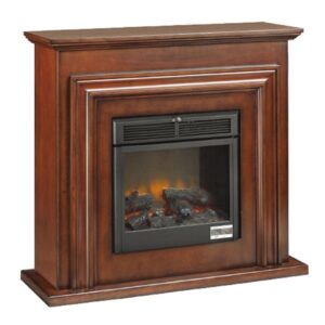 Impressive Flame Compact Wood Mantel Electric Fireplace WF-040