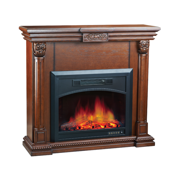 Impressive Flame Fireplace Mantel Surround Traditional Electric Fireplace WF-503