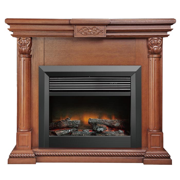 Impressive Flame Fireplace Mantel Surround Traditional Electric Fireplace WF-503 - Image 2