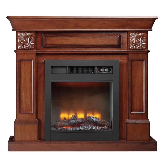 Impressive Flame Fireplace Mantel Surround Traditional Electric Fireplace WF-705